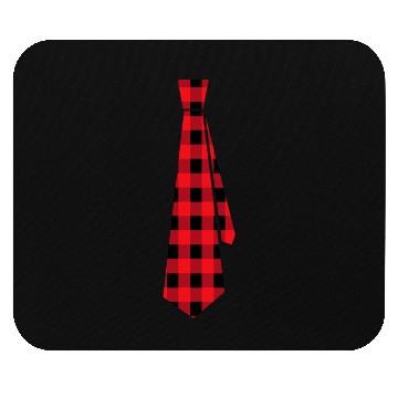 Discover Buffalo Plaid Check Tie Mouse Pads
