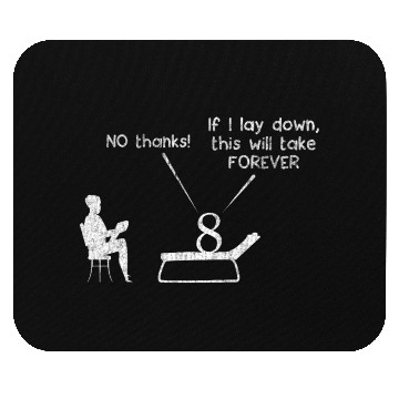 Discover 8 Eight Infinity Therapist Math Mathematics Meme Mouse Pads