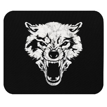 Discover Wolf Worn Look Mouse Pads