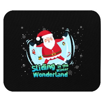 Discover Christmas Santa Claus Winter Cold Sliding Xmas Mouse Pads