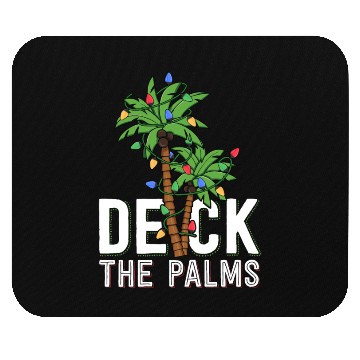 Discover Deck The Palm Tree Lights Tropical Hawaii Family Mouse Pads