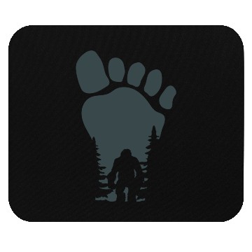 Discover Sasquatch Yeti Bigfoot Wild man Funny saying Mouse Pads