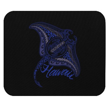 Discover Vintage Hawaiian Tribal Manta Ray Mouse Pads