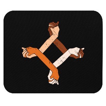 Discover Equal Rights Anti Racist Racism Peace Love Mouse Pads