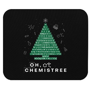 Discover Chemistree Christmas Tree Periodic Table Chemistry Mouse Pads
