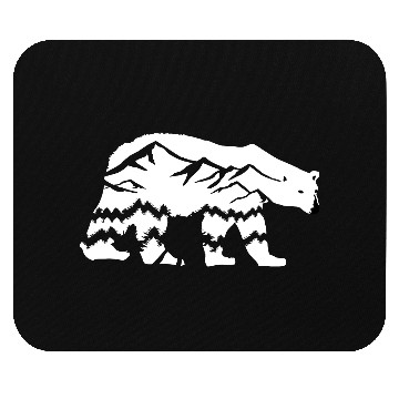 Discover Polar Bear and Mountains Mouse Pads