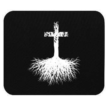 Discover Nature Cross Christian Design Mouse Pads