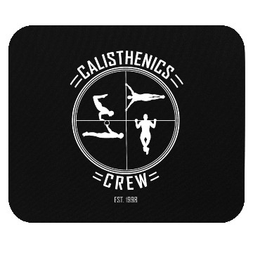 Discover Calisthenics Crew Street Workout Mouse Pads