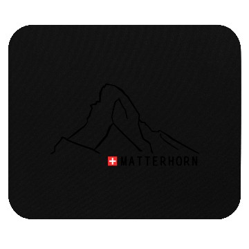 Discover Matterhorn swiss mountain Switzerland Mouse Pads