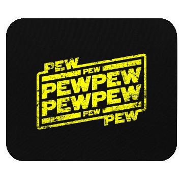 Discover Pew Pew Pew Mouse Pads