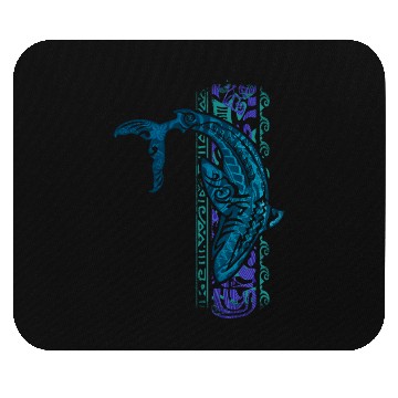 Discover Hawaiian Shark - Polynesian Tribal Shark Mouse Pads