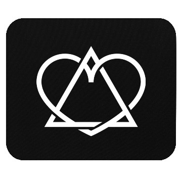 Discover Adoption child adoption icon icon heart triangle Mouse Pads