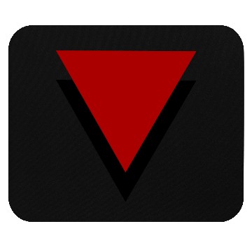 Discover two triangles motifs Mouse Pads