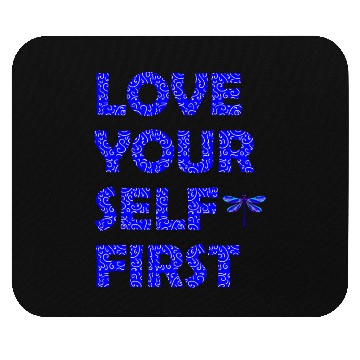 Discover Love yourself first. Know your worth. Self-love. Mouse Pads