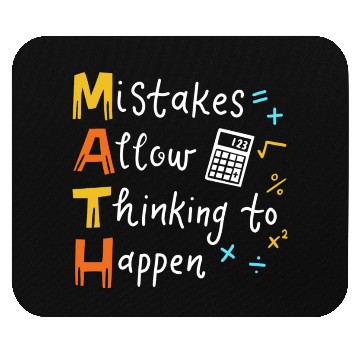 Discover Math Teacher Mouse Pads