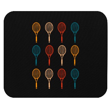 Discover tennis rackets Mouse Pads