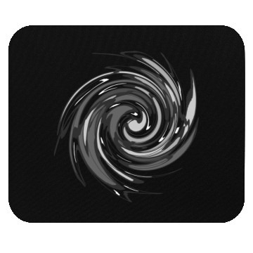 Discover Black and Grey Twist Mouse Pads
