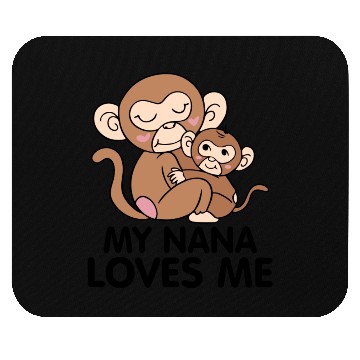 Discover my nana loves me Mouse Pads