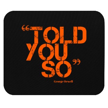 Discover ORWELL orange Mouse Pads