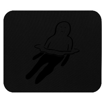 Discover Swimming boy Mouse Pads