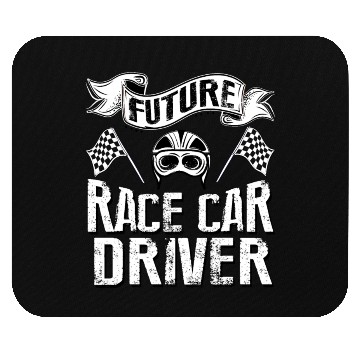 Discover Future Race Car Driver for kids Mouse Pads