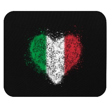 Discover Italian Heart Flag Vintage Mouse Pads