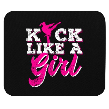 Discover Karate Girl Mouse Pads