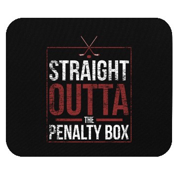 Discover Hockey penalty Mouse Pads