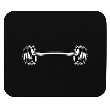 Discover Gym Workout Barbell Mouse Pads