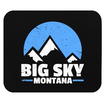 Discover Snowboarding Big Sky Montana Mouse Pads