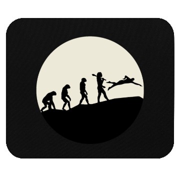 Discover Swimmers Evolution Moon Mouse Pads