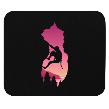 Discover Rock Climbing Mouse Pads