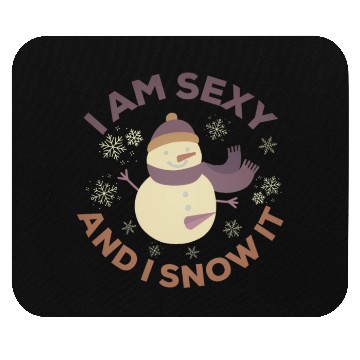 Discover Funny Sexy Snowman Slogan Gift christmas Mouse Pads