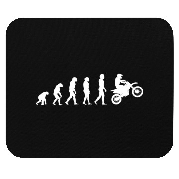 Discover Dirt Bike Motocross Evolution Darwin Gift Mouse Pads