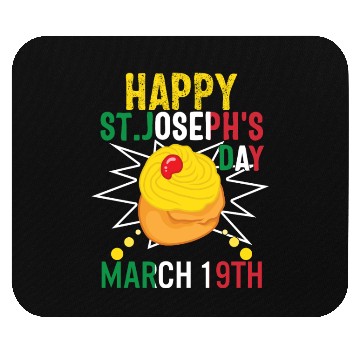 Discover Happy St Josephs Day Jesus Saint Joseph's March Mouse Pads