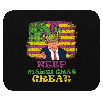 Discover Keep Mardi Gras Great Party Mouse Pads Parade Mouse Pads