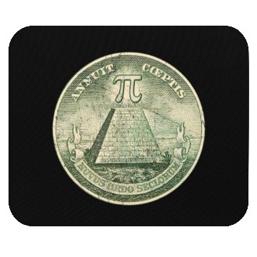 Discover Illuminati Pi Great Seal 3.14 Pi Day Mouse Pads