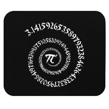 Discover Magic Math Wizard Pi Spiral 3.14 Pi Day Math Geek Mouse Pads