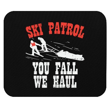 Discover SKIING: Ski Patrol Mouse Pads