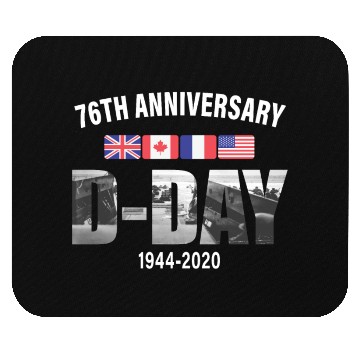 Discover D-Day Normandy 76th Anniversary Mouse Pads