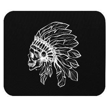 Discover Indianer Skull - Native Spirit Mouse Pads