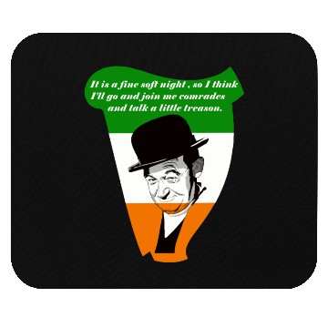 Discover A fine night to talk treason. Mouse Pads