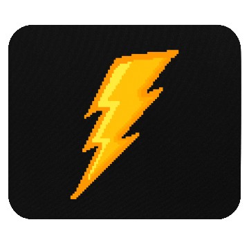Discover Lightning bolt Pixel Mouse Pads
