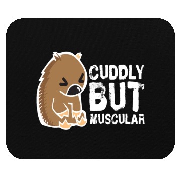 Discover Cuddly But Muscular Wombat Sweet Australia Wild Mouse Pads