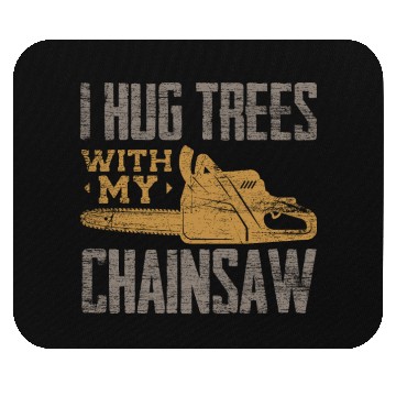 Discover Chainsaw Lumberjack Mouse Pads