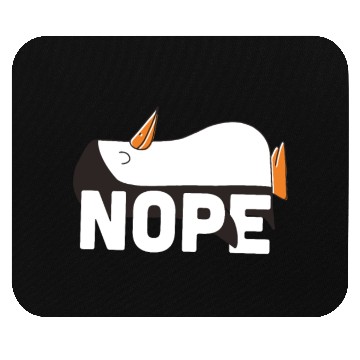 Discover Nope Penguin Lover Gifts Mouse Pads