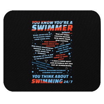 Discover Swimmer Definition Funny Mouse Pads