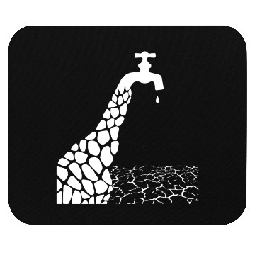 Discover climate change nature conservation africa giraffe Mouse Pads