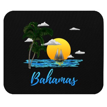 Discover Bahamas Vacation Sailing Mouse Pads