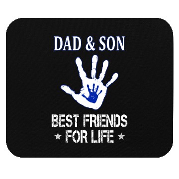 Discover Dad And Son Matching Mouse Pads - Best Friends for Lif